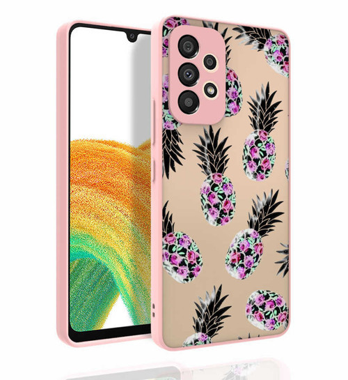 Galaxy A53 5G Kılıf Desenli Kamera Korumalı Parlak Nora Kılıf - NO1