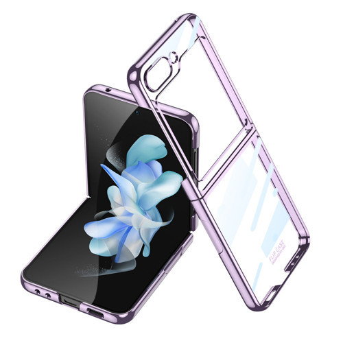 Galaxy Z Flip 5 Kılıf Kıpta Lensli Kılıf - Mor