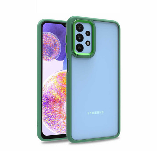 Galaxy A23 Kılıf Flora Kılıf - Yeşil