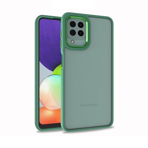 Galaxy A12 Kılıf Flora Kılıf - Yeşil