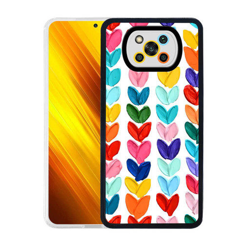 Xiaomi Poco X3 Kılıf M-Fit Desenli Kılıf - Heart No6