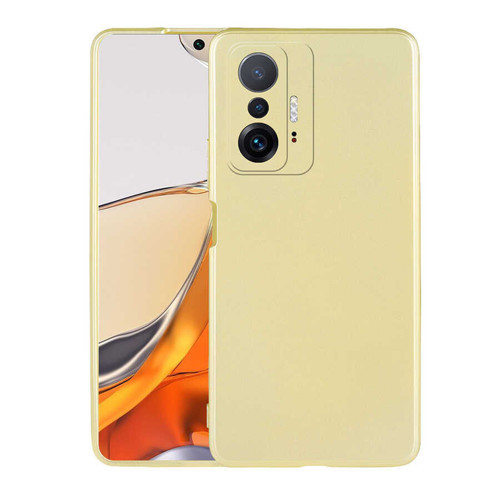 Xiaomi Mi 11T Pro 5G Kılıf Premier Silikon Kılıf - Gold