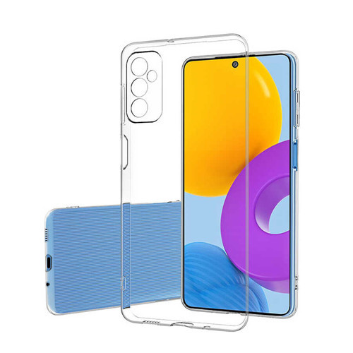 Galaxy M52 Kılıf Süper Silikon Kılıf - Renksiz