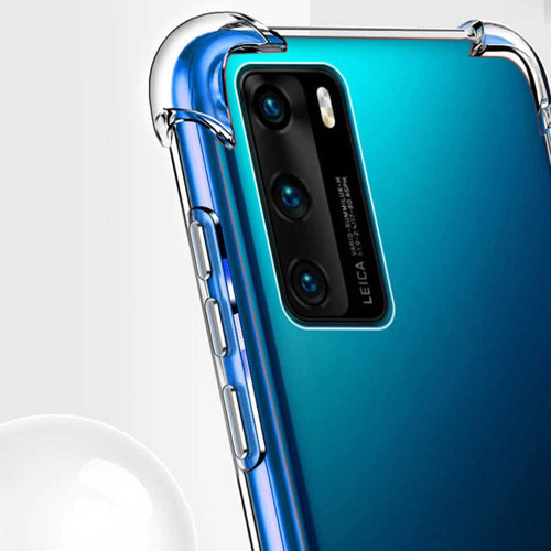 Huawei P40 Kılıf Nitro Anti Shock Silikon - Renksiz