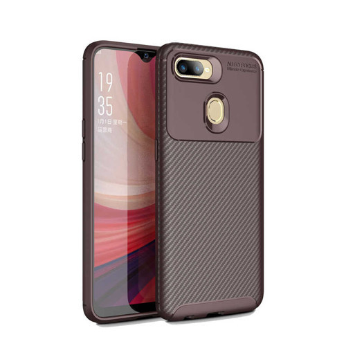 Oppo A12 Kılıf Negro Silikon Kılıf - Kahverengi