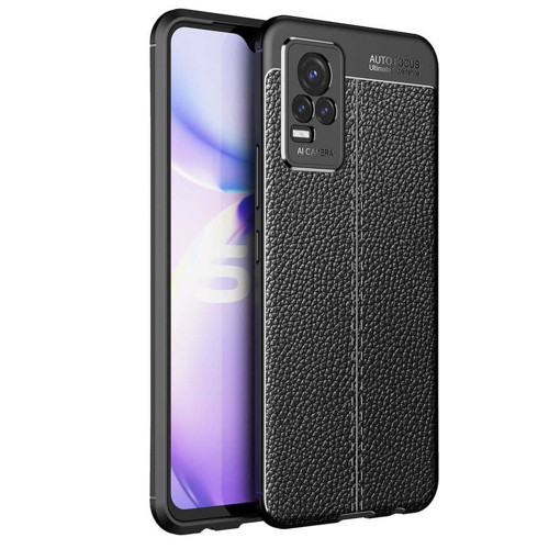 Vivo V21E Kılıf Niss Silikon Kılıf - Siyah