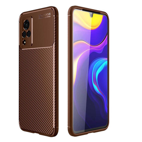 Vivo V21 Kılıf Negro Silikon Kılıf - Kahverengi