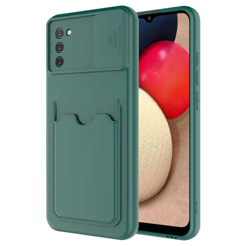 Galaxy A02S Kılıf Kartix Kılıf - Koyu Yeşil
