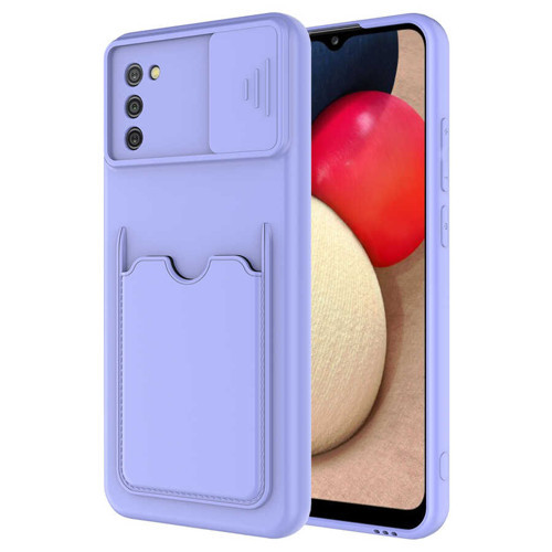Galaxy A02S Kılıf Kartix Kılıf - Lila