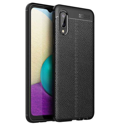 Galaxy A02 Kılıf Niss Silikon Kılıf - Siyah