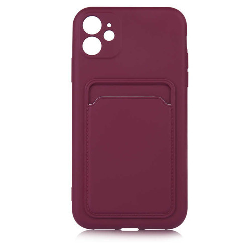 iPhone 12 Kılıf Ofix Kılıf - Mürdüm