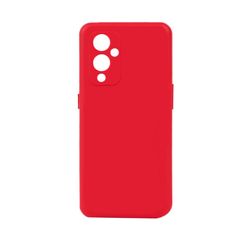 One Plus 9 Kılıf Biye Silikon - Kırmızı