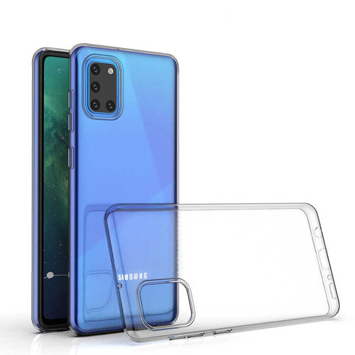 Galaxy A31 Kılıf Süper Silikon Kılıf - Renksiz
