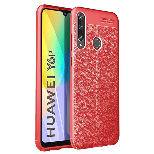 Huawei Y6P Kılıf Niss Silikon Kılıf - Kırmızı