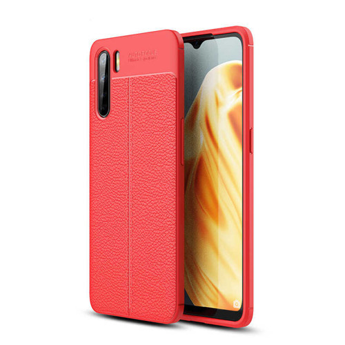 Oppo Reno 3 Kılıf Niss Silikon Kılıf - Kırmızı