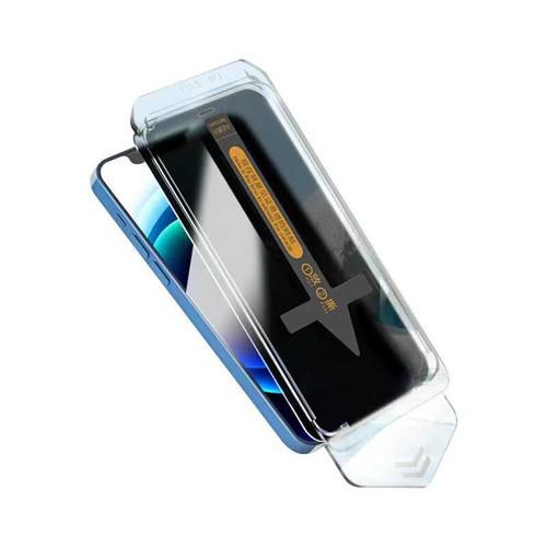 iPhone 14 Pro Max Hayalet Ekran Koruyucu Süper Fast Privacy Film - Siyah