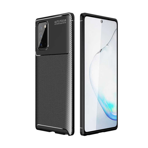 Galaxy Note 20 Kılıf Negro Silikon Kılıf - Siyah