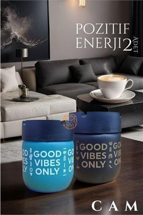 Cam Küllük Good Vibes Dumansız 2 ADET 719780