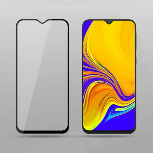 Xiaomi Redmi 8A Kenarları Kırılmaya Dayanıklı Cam Ekran Koruyucu - Siyah