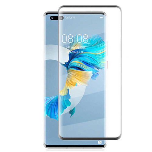 Huawei Mate 40 Pro Süper Pet Ekran Koruyucu Jelatin - Siyah
