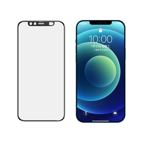 iPhone 12 Pro Max Secret Temperli Cam Ekran Koruyucu - Siyah