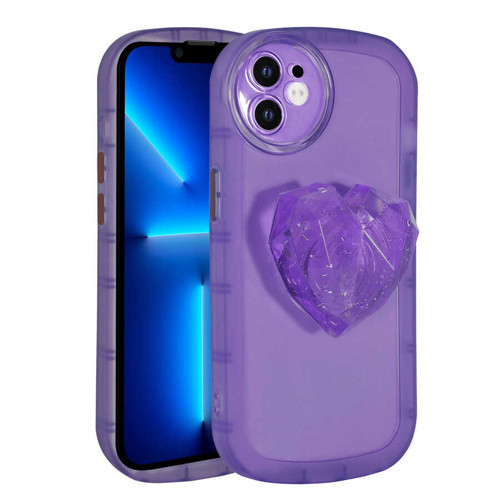 iPhone 11 Kılıf Kamera Korumalı Pop Soketli Renkli Ofro Kılıf - Mor