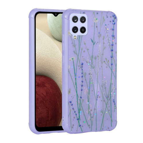 Galaxy M33 Kılıf Simli Desenli Kamera Korumalı Parlak Popy Kılıf - Dallar