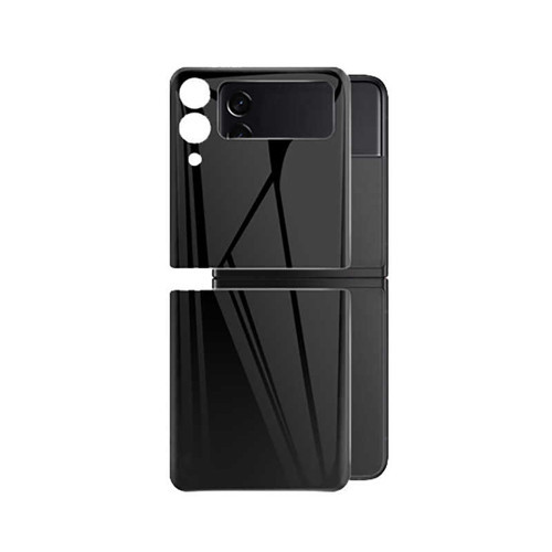 Galaxy Z Flip 4 3D Side Glass Ekran Koruyucu - Siyah