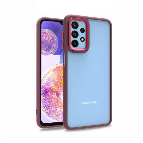 Galaxy A23 Kılıf Flora Kılıf - Kırmızı