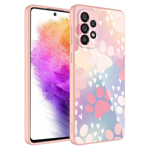 Galaxy A23 Kılıf Kamera Korumalı Desenli Sert Silikon Epoksi Kılıf - NO4