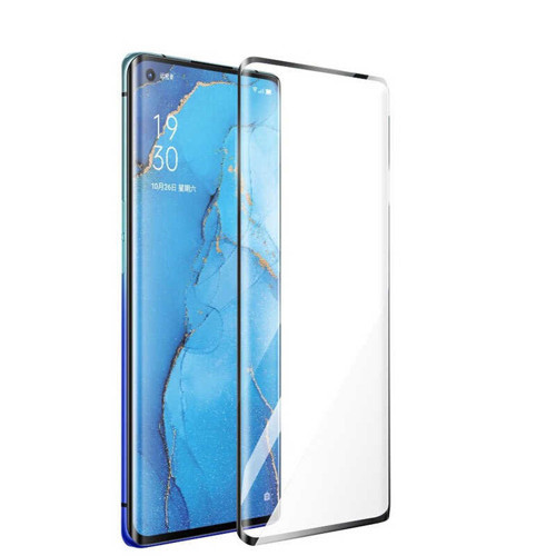 Oppo Reno 4 Pro 4G Süper Pet Ekran Koruyucu Jelatin - Siyah