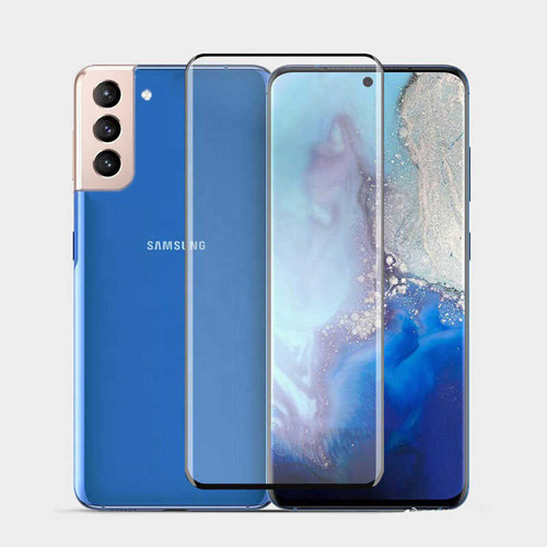 Galaxy S21 Süper Pet Ekran Koruyucu Jelatin - Siyah