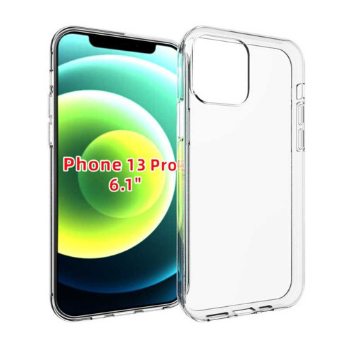 iPhone 13 Pro Kılıf Süper Silikon Kılıf - Renksiz