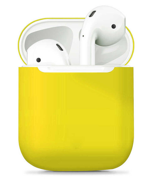Airpods Kılıf Airbag 13 Silikon - Sarı