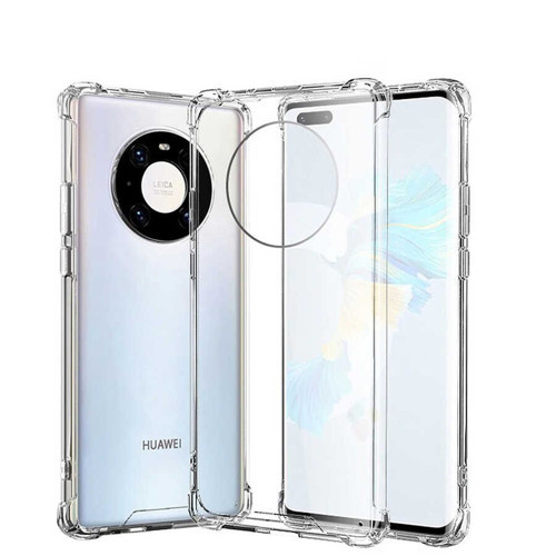 Huawei Mate 40 Pro Kılıf Nitro Anti Shock Silikon - Renksiz