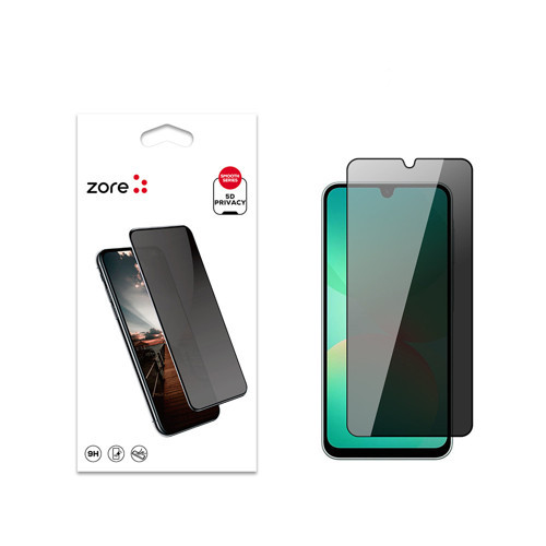 Galaxy A26 New 5D Privacy Temperli Ekran Koruyucu - Siyah