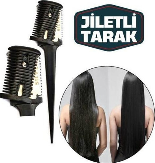 6 ADET Jiletli Kırık Saç Düzeltme İnceltme Tarağı