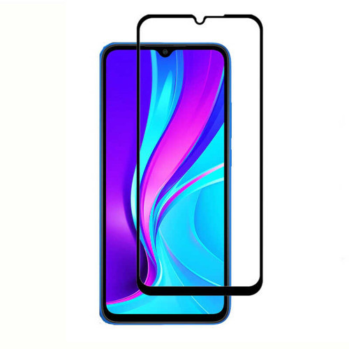 Galaxy A12 Kenarları Kırılmaya Dayanıklı Cam Ekran Koruyucu - Siyah