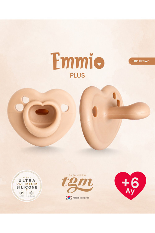 Ultra Premium Silikon Kalpli Emzik Plus (Tan brown)