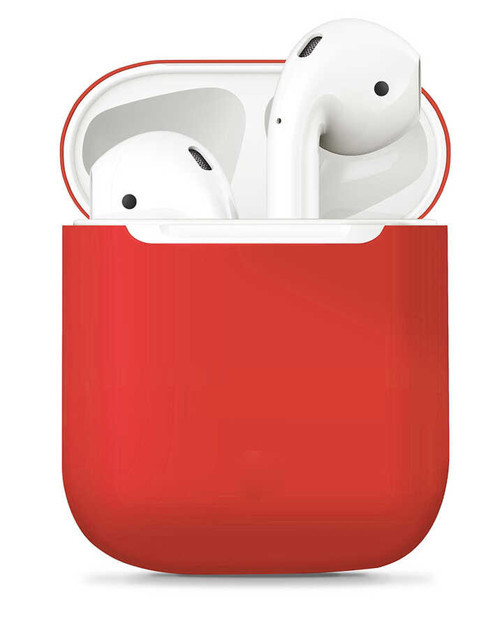 Airpods Kılıf Airbag 13 Silikon - Kırmızı