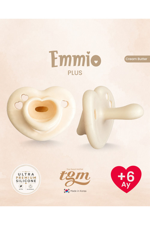 Ultra Premium Silikon Kalpli Emzik Plus (Cream butter)