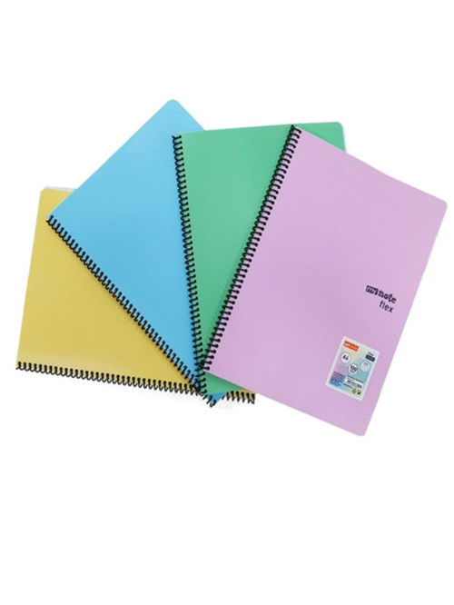 96 Yaprak A4 Çizgili Defter Spiralli Pp Kapak - 3 adet