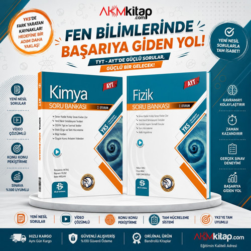 Bilgi Sarmal AYT Fizik ve Kimya Soru Bankası Seti 2 Kitap