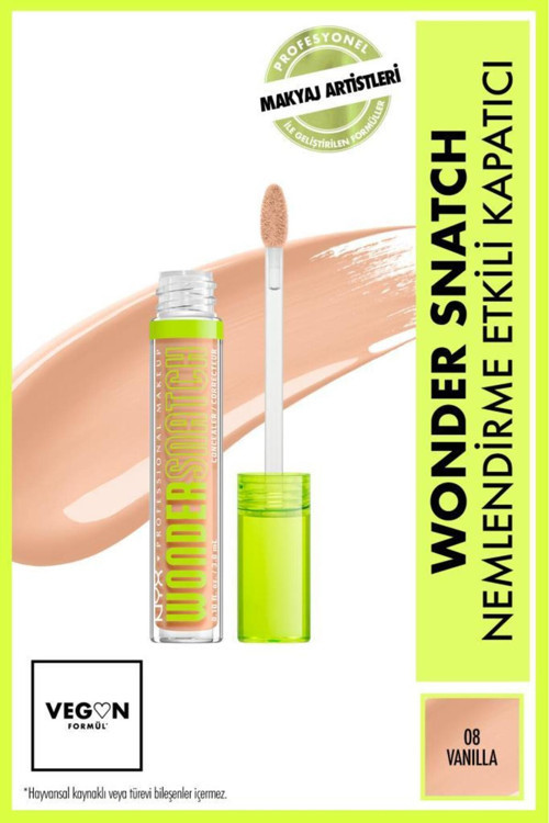 Professional Makeup Wonder Snatch Nemlendirme Etkili Kapatıcı - 08 Vanilla