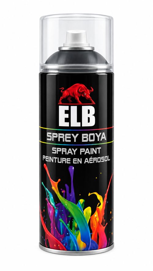 ELB MAT SİYAH SPREY BOYA RAL 9005 400 ML