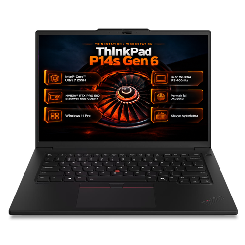 MWS ThinkPad P14s G6 Ultra 7 255H 16GB 512GB SSD 6 GB RTX PRO 500 14.5" W11P 21QT0009TX