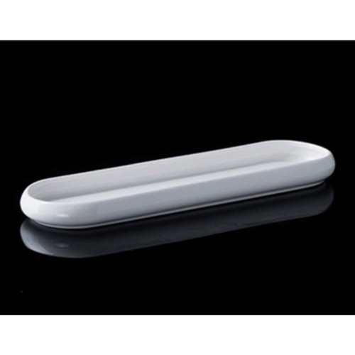 SCT-21-0232 Bianco Perla 6 Adet Porselen Oval Kayık Tabak 28X7.5X2 cm