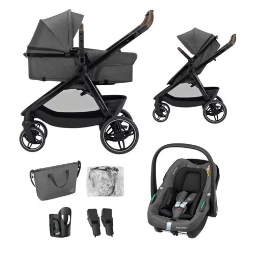 Zelia S Trio 2 Portbebeye Dönüşebilen ve Cabriofix i-size Ana Kucaklı 3'ü Bir Arada Seyahat Sistem Bebek Araba