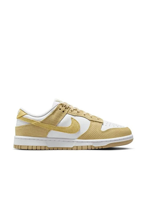 Dunk Low sarı Kadın deri Sneaker Ayakkabı -