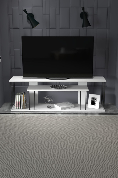 Gzd Plus TV Ünitesi Beyaz 140 cm